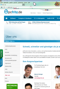 Wir über uns bei pcfritz am 14.10.2013.