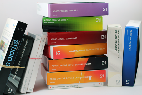 Bild: Gebrauchte Software von Adobe | © 2ndsoft GmbH