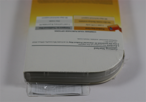 Das Echtheitszertifikat an der Verpackungsoberseite fehlt